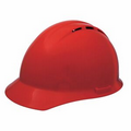 Americana Vent Hard Hat w/ 4 Point Suspension Mega Ratchet - Red